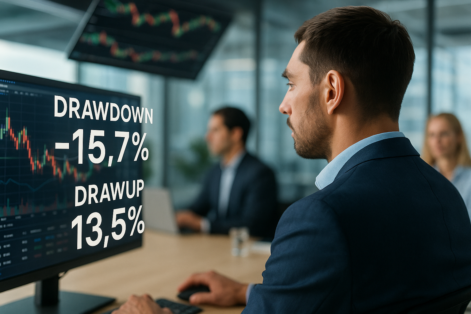 Entendendo o drawdown e drawup - M1XAU
