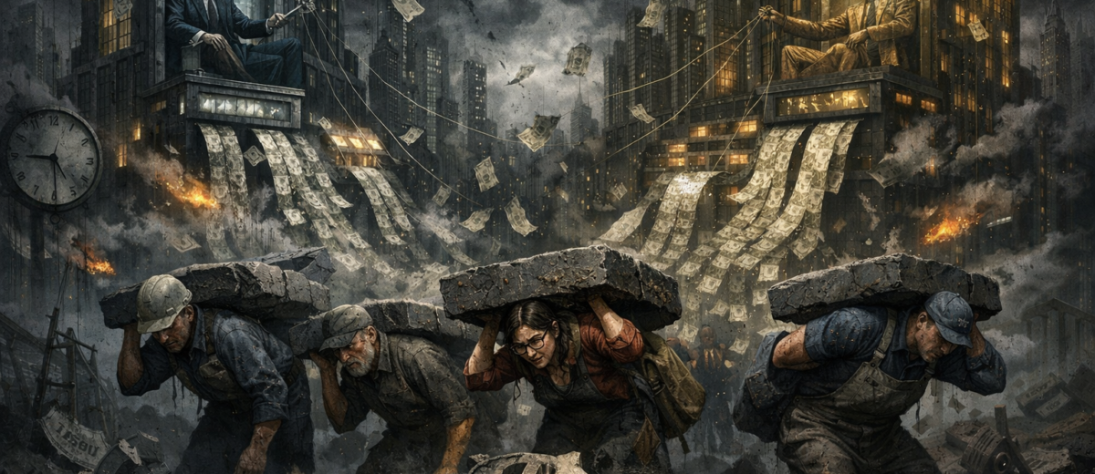 A impressão de dinheiro destrói a dignidade do trabalho produtivo