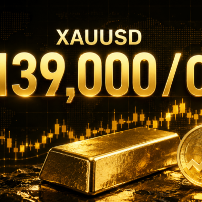 XAUUSD a $139 mil dólares